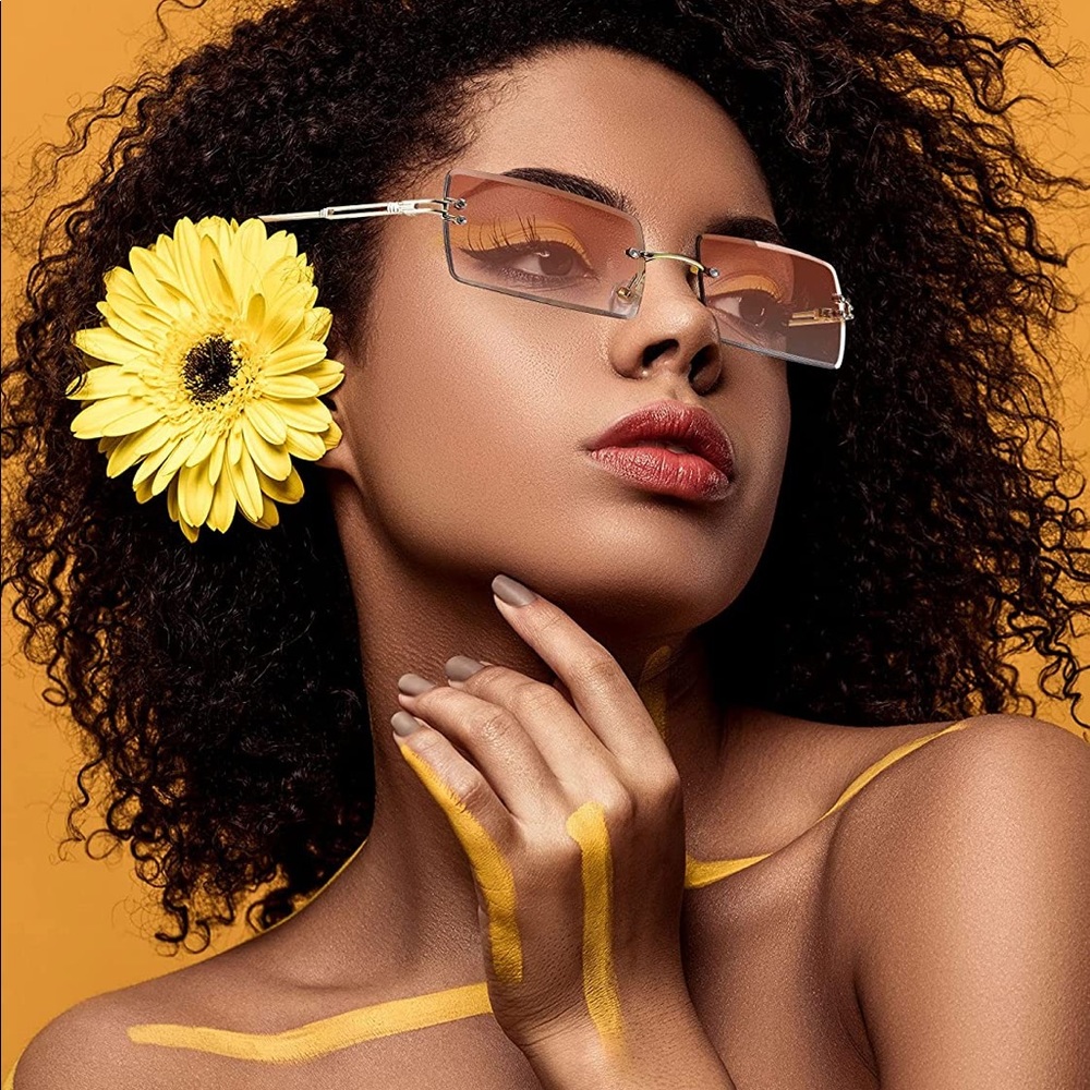 Y2K inspired rimless shades - Picture 2 of 5